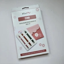 Knitpro Zing DPN Set 6 inch, 5 Sizes Double Pointed Knitting Needles