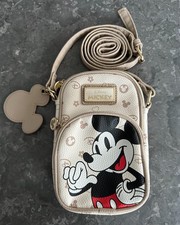 Disney Mickey Mouse Primark Cream Crossbody Phone Camera Bag