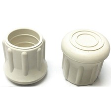 GRAINGER APPROVED LTB 20WN Furniture Protective Leg Tips,1 in Dia 18AD78