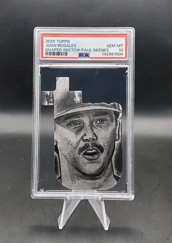 2025 TOPPS SKETCH CARD PAUL SKENES 1/1 AUTO BY JUAN ROSALES 🔥 PSA 10 Gem MT🔥