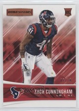 2017 Panini Rookies & Stars Rookies Gold 7/10 Zach Cunningham #290 v7j