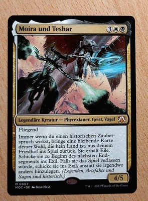 Mtg Magic: Moira und and Teshar DEUTSCH Mythic, Reanimation Commander