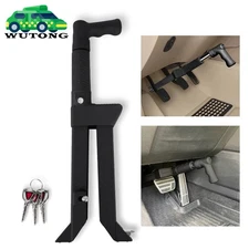 Multi-Function Car Safety Lock Brake Pedal Anti-Theft Device Clutch Lock +3 Keys