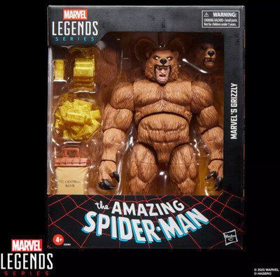 Hasbro Marvel Legends ''Amazing Spider-Man'' Marvel s Grizzly Figur G2084 Neu