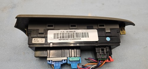 🔥02-05 CHEVY TRAILBLAZER CÔTÉ CONDUCTEUR MAÎTRE INTERRUPTEUR VITRE ÉLECTRIQUE GRIS - Photo 4/6