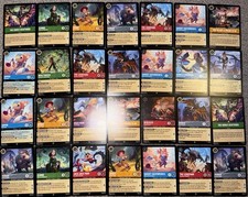 Lorcana Wilds Unknown Lot Of 28 Super Rare Cards