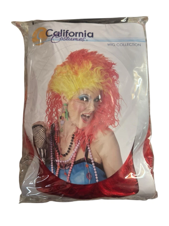 80's Cyndi Lauper True Colors Pop Singer Costume Wig California Costumes - Image 2 of 4
