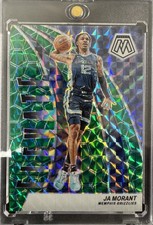 2023-24 Panini Mosaic #25 Ja Morant Elevate Green Mosaic