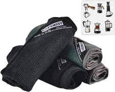 Barista Towels Espresso Bar Accessories 4 Pack Soft Absorbent Non-Abrasive Micro
