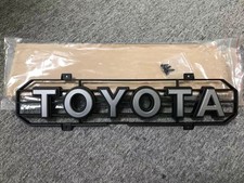 Replacement Letter Insert Emblem For 2016-2023 Tacoma Toyota Front Grille Silver