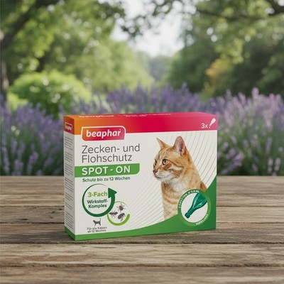 Zecken- und Flohschutz Spot-ON 3x0,8ml, für Katzen