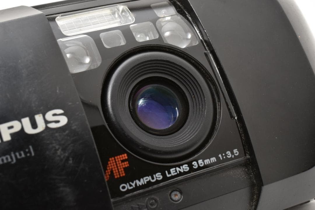Olympus mju 1 i AF Black Point & Shoot 35mm Film Camera Tested