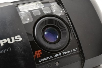 Olympus mju 1 i AF Black Point & Shoot 35mm Film Camera Tested