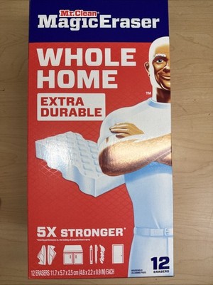 Mr. Clean Magic Eraser Extra Durable 5X Stronger Household Cleaning Pads 15 Ct