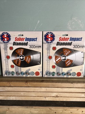  2 x SABER Impact Diamanttrennscheiben 300 mm