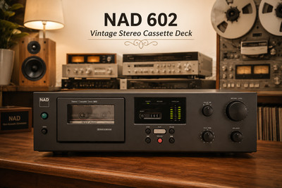 NAD 602  RaRe  Vintage Stereo Cassette Deck