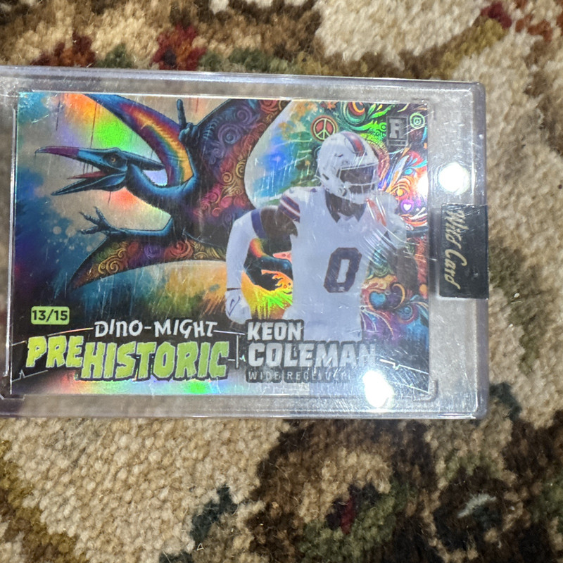 Wild Card 2024 Dino-Might Prehistoric Keon Coleman #13/15 Non-Sport Card