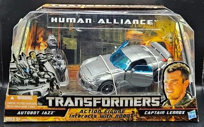 Transformers Human Alliance Autobot Jazz mit Capatain Lennox MISB Neu - Bild 1 von 4