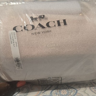Coach Mini Elodie  Denim Pink Bag 