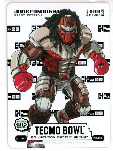 2026 Bo Jackson Battle Arena Tecmo Bowl Judkernaught Sore Thumbs Brawl Foil (ED)