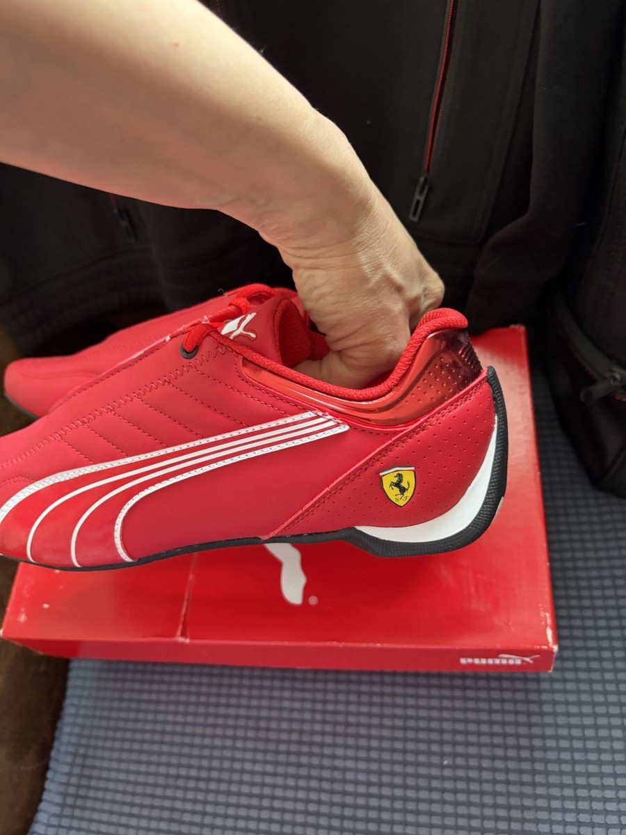 Puma x Ferrariサッカーシューズ フェラーリロゴ付き Puma X Scuderia Ferrari SF Future Kart Cat Red Sneakers Shoes New