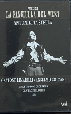Puccini Fanciulla del West (Stella, Limarilli, Colzani; De Fabritiis, 1963). DVD