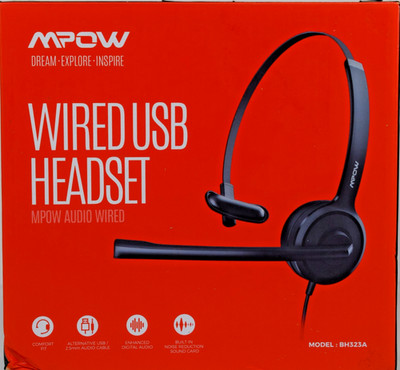 MPOW Wired USB Headset