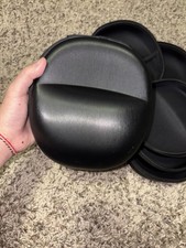 Headphones Headset Hard Carrying Case Large Travel Bag Zipper Pouch Lot x4