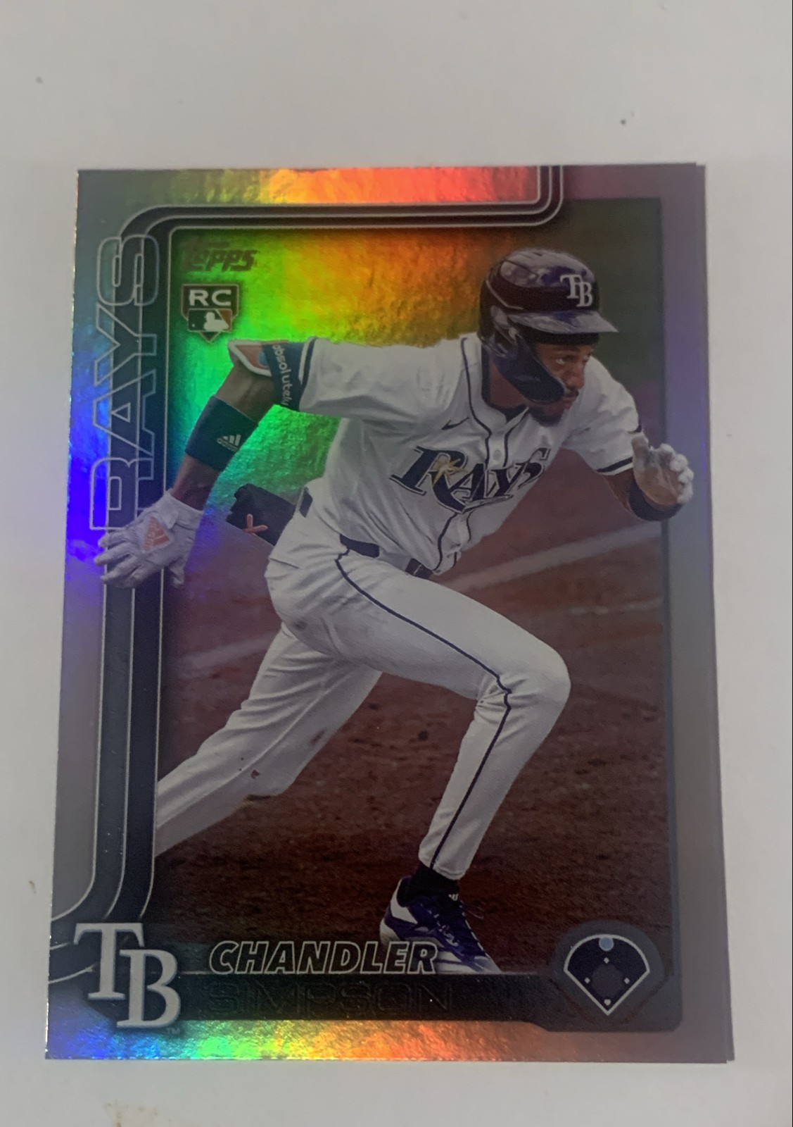2025 Topps Update Series - Chandler Simpson #US277 Rainbow Foil (RC)
