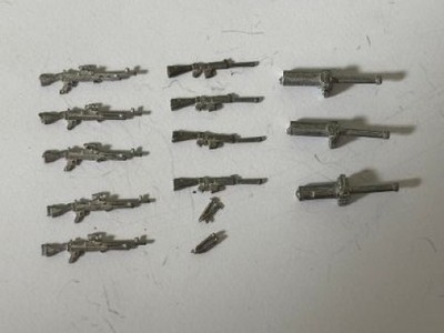 20mm Unpainted BW Models 1980s British Weapons - SLR/GPMG/ Blowpipe