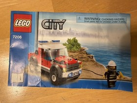 LEGO CITY: Fire Helicopter set (7206). 100% Complete
