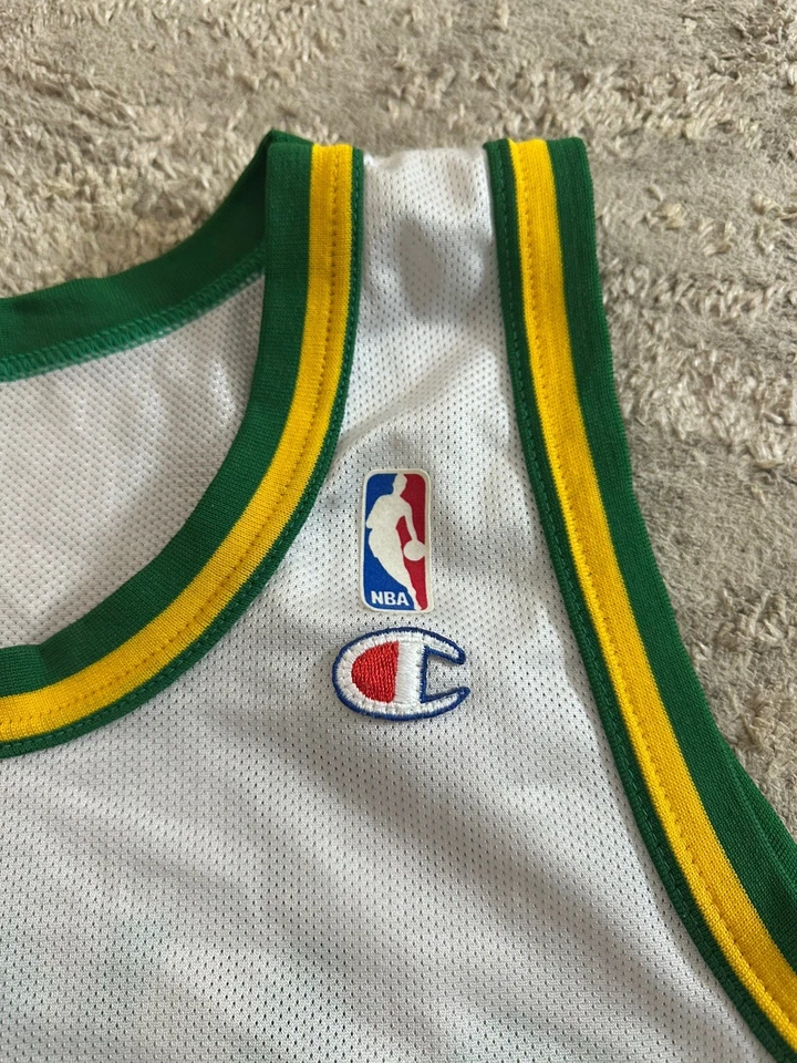 Gary Payton Seattle SuperSonics Vintage Champion Jersey Size 48 (XL) - Image 4 of 4