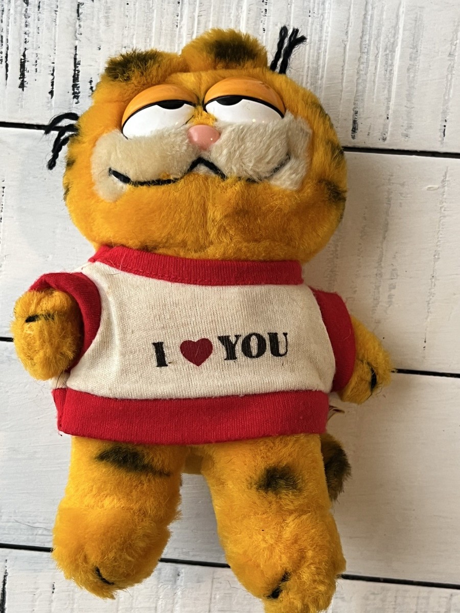 Lot of 3 1978-1981 Vintage Garfield The Cat & Odie Plush Toy by