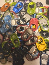 100  MONSTER TABS ALUMINUM CAN TABS ASSORTED 