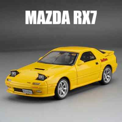 1:32 Mazda RX7 FC INITIAL D MX5 Alloy Model Car Toy Diecast Toy