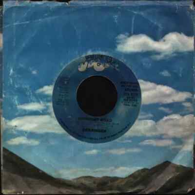 Derringer Midnight Road COMPANY SLEEVE Vinyl Single 7inch Blue Sky