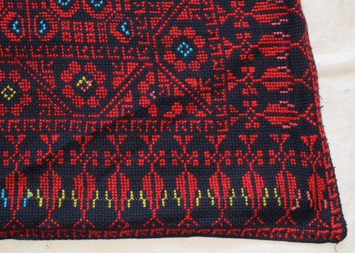 Egyptian Palestinian Bedouin Tablecloth-Hand Stitched embroidered Tablecloth - Picture 4 of 5
