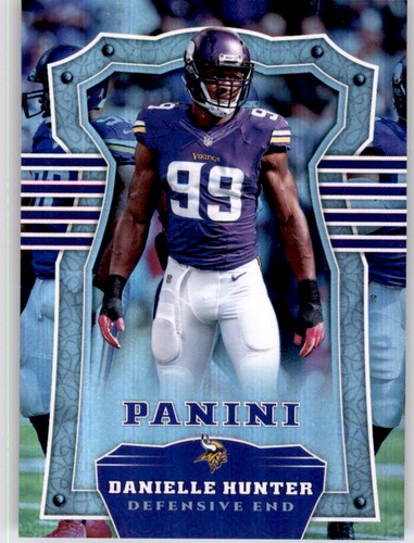2017 Panini Foil Prizm Danielle Hunter PWE Refractor Parallel Vikings #100 - Picture 1 of 2