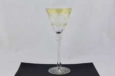 AJKA CRYSTAL CUT TO CLEAR 9-1/2" FLUTE/MARTINI GLASS #3