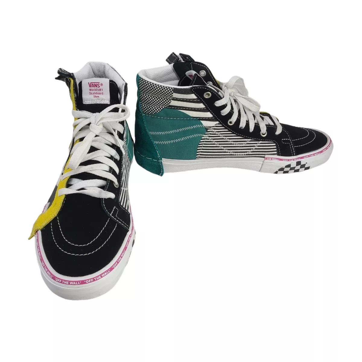 Vans Mens SK8 Cap Disarray High Top Skate Shoes Sneakers 10 Footlocker |