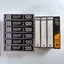 Lot of 10 Video 8 Cassettes Gently Used