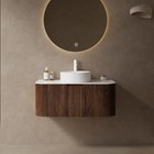 24" 30" 36" Wall Mounted Bathroom Vanity w/Ceramic Sink,Floating Cabinet,Drawer