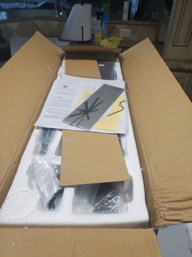 New Open Box Minka-Aire Xtreme H2O Indoor/Outdoor Ceiling Fan F896-52-CL Black - Picture 3 of 18