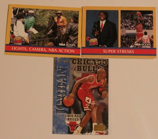 Michael Jordan Lot of 3 Trading Cards Basketball NBA Chicago Bulls Lot
