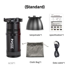 INKEE GC30 Gold Crow 30W COB Led Video Light 2700K-5600K Photography Fill Lights