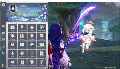 ASIA Raiden Shogun,CynoC6,NilouC2,Ayaka,Tighnari,Zhongli  Engulfing Lightning