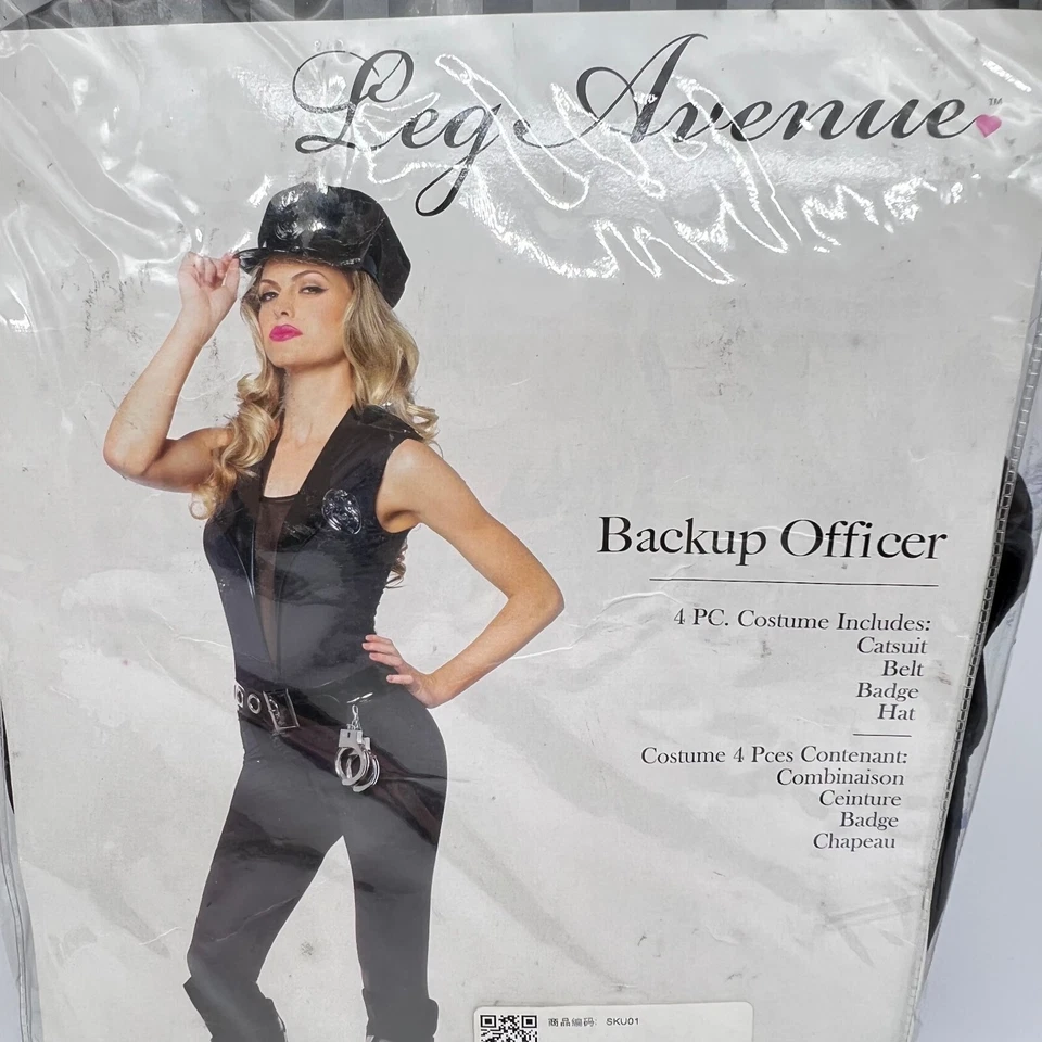 Nuevo Disfraz de Oficial de Respaldo Leg Avenue - Talla XL Foto 2 de 4