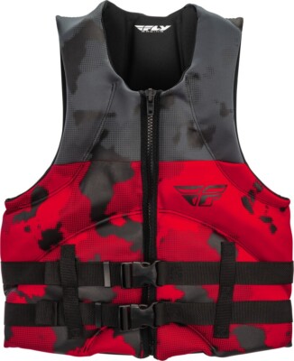 Fly Racing Life Jacket, Neoprene Life Vest, PFD,  Adult Life Jackets, 2XL / XXL