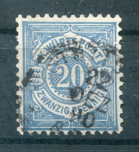 Württemberg 47B Colore Gest. 20EUR