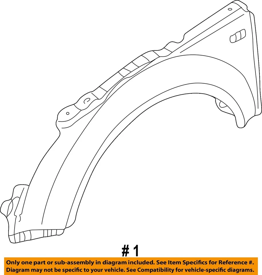 2000 2006 Audi TT OEM Red Right Fender - Image 4 of 4